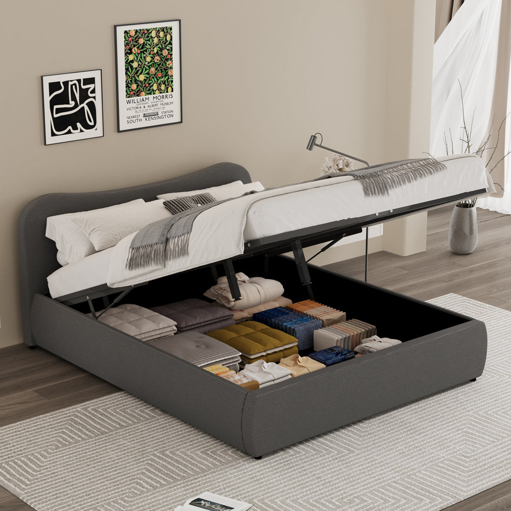 concept-usine-plano-lit-coffre-160x200-velours-c-tel-beige image 2