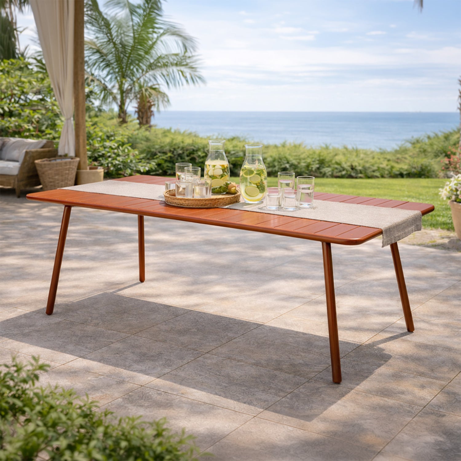 concept-usine-bergame-table-jardin-8-10-places-terracotta image 2