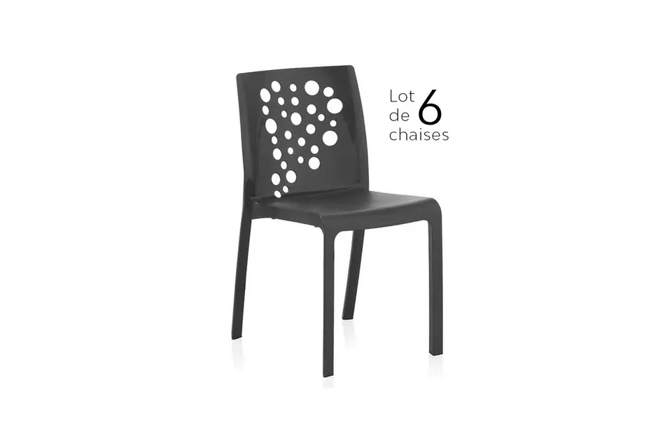 concept-usine-cocktail-lot-6-chaises-gris-fonc-recycl image 1