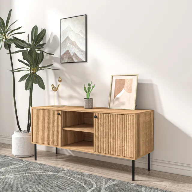 concept-usine-edge-buffet-bois-120-cm-2-portes-cannage image 1