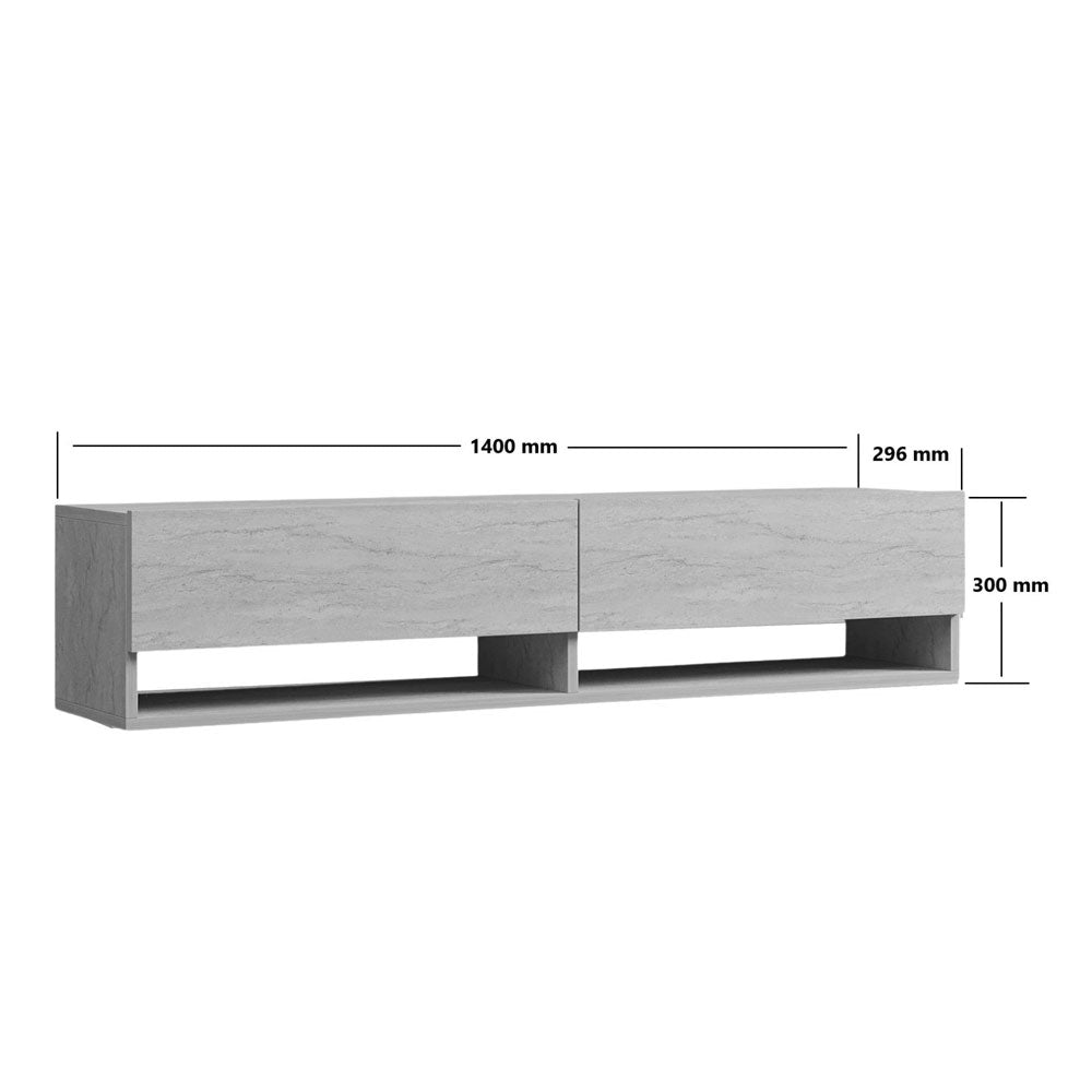 concept-usine-sarty-meuble-tv-suspendu-travertin-140-cm image 6
