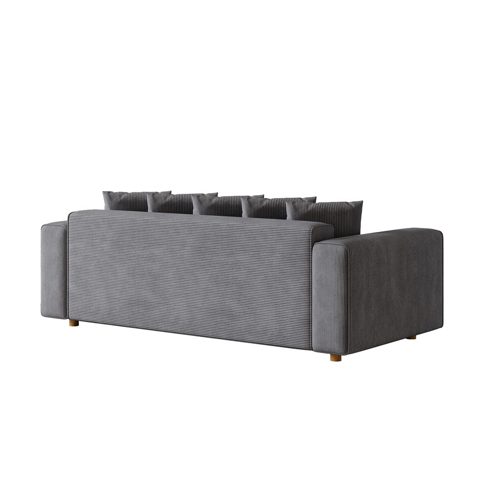concept-usine-kolding-canap-3-places-velours-gris-213-cm-convertible image 7