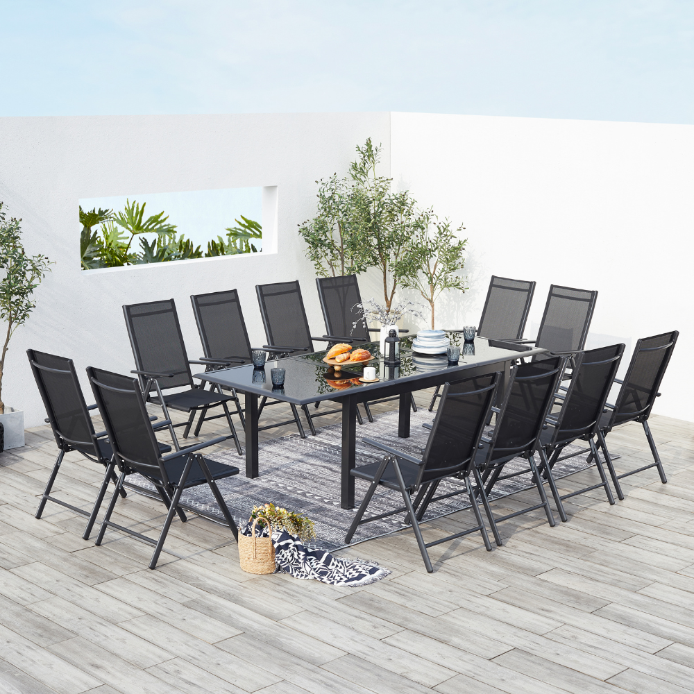 concept-usine-ravenne-12-salon-jardin-alu-noir-12-places-extensible image 2
