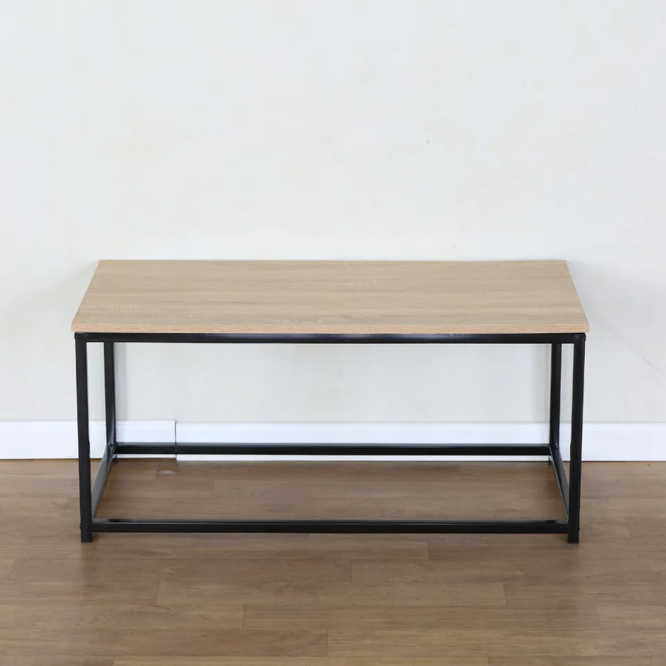 concept-usine-tivi-table-basse-bois-noir-90-cm-rectangle-moderne image 1