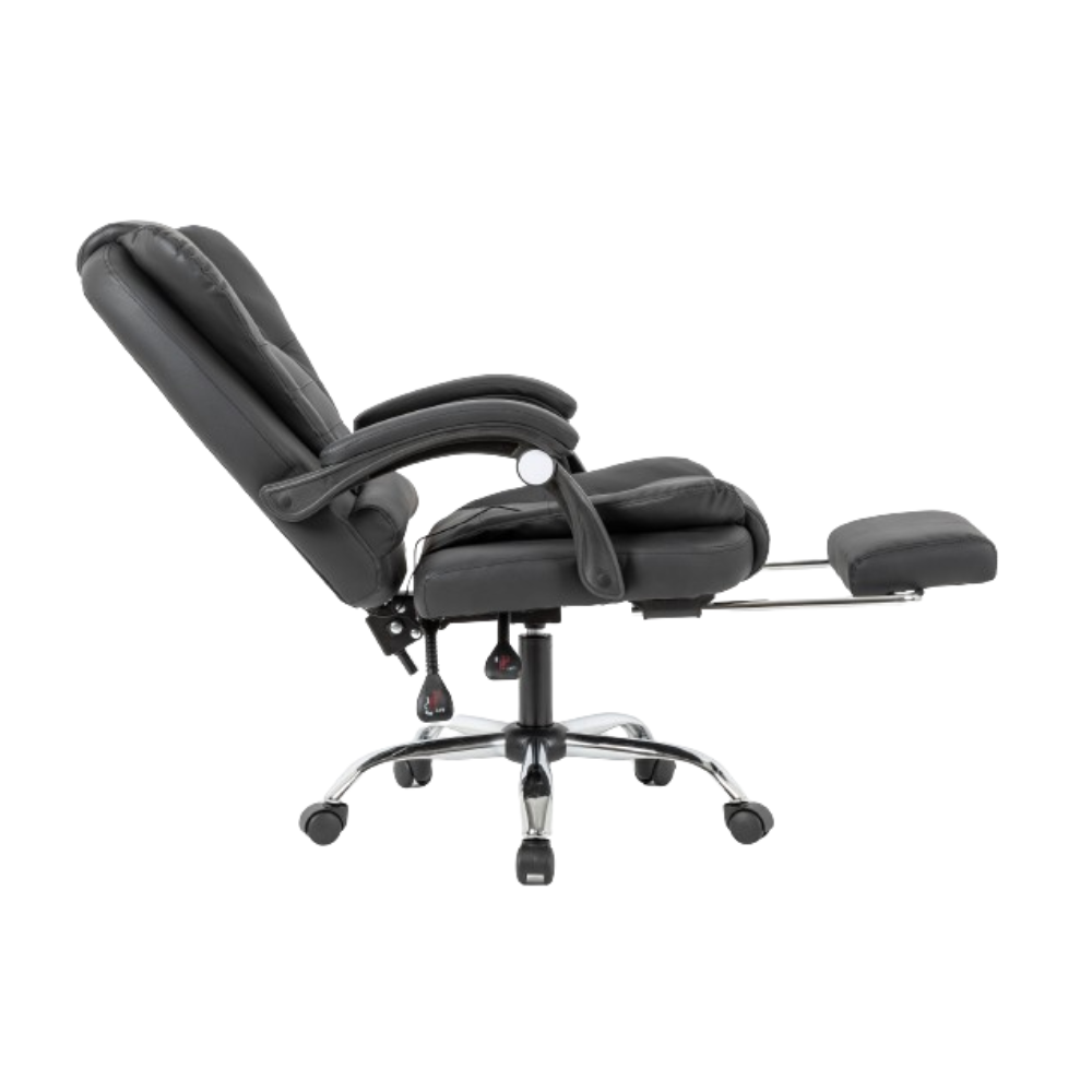 concept-usine-elite-chaise-gaming-noire-massage-repose-pieds image 5