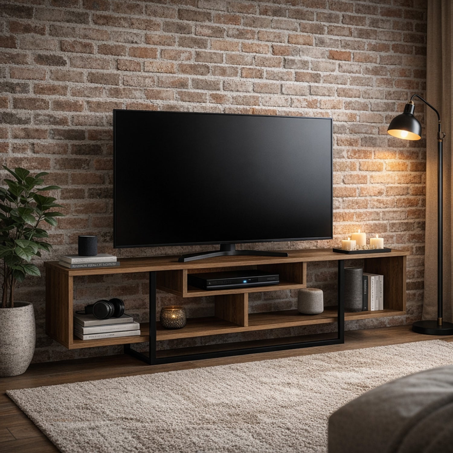 concept-usine-silo-meuble-tv-bois-noyer-industriel image 1
