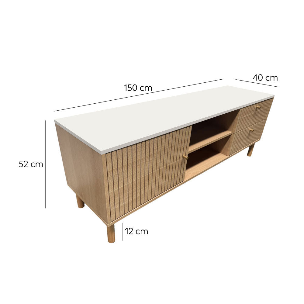 concept-usine-trix-meuble-tv-bois-et-blanc-150-cm image 6