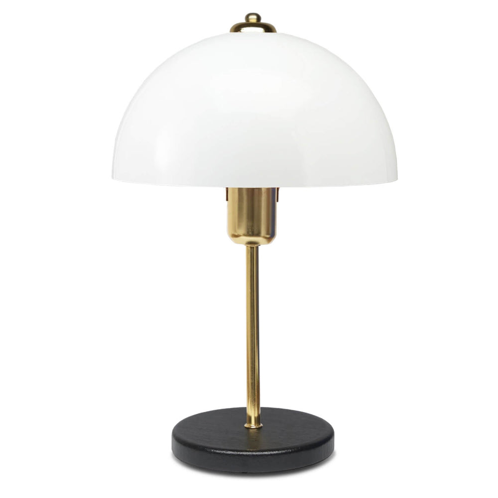 concept-usine-lisette-lampe-table-champignon-blanche-m-tal-dor image 2