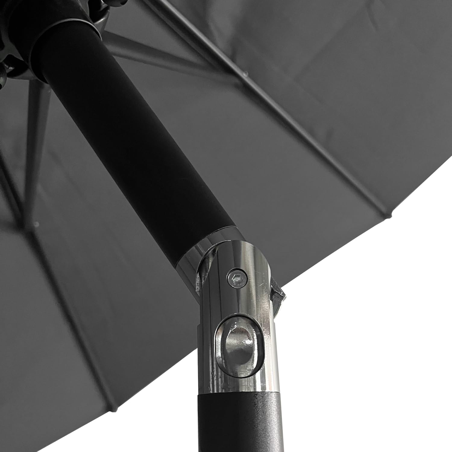 happy-garden-hapuna-parasol-droit-rond-3-30-m-gris image 6