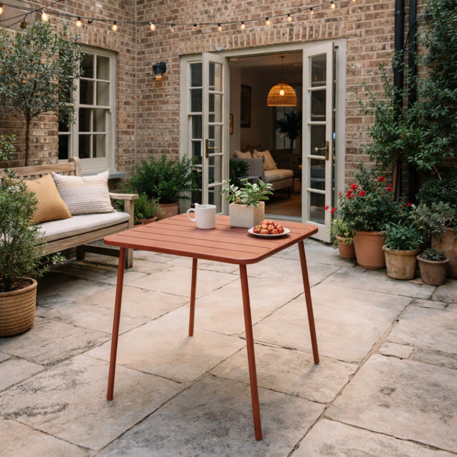 concept-usine-bergame-table-jardin-bleue-4-places-acier image 8