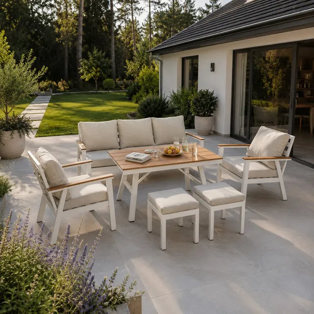concept-usine-apia-salon-de-jardin-7-places-beige-poufs image 1