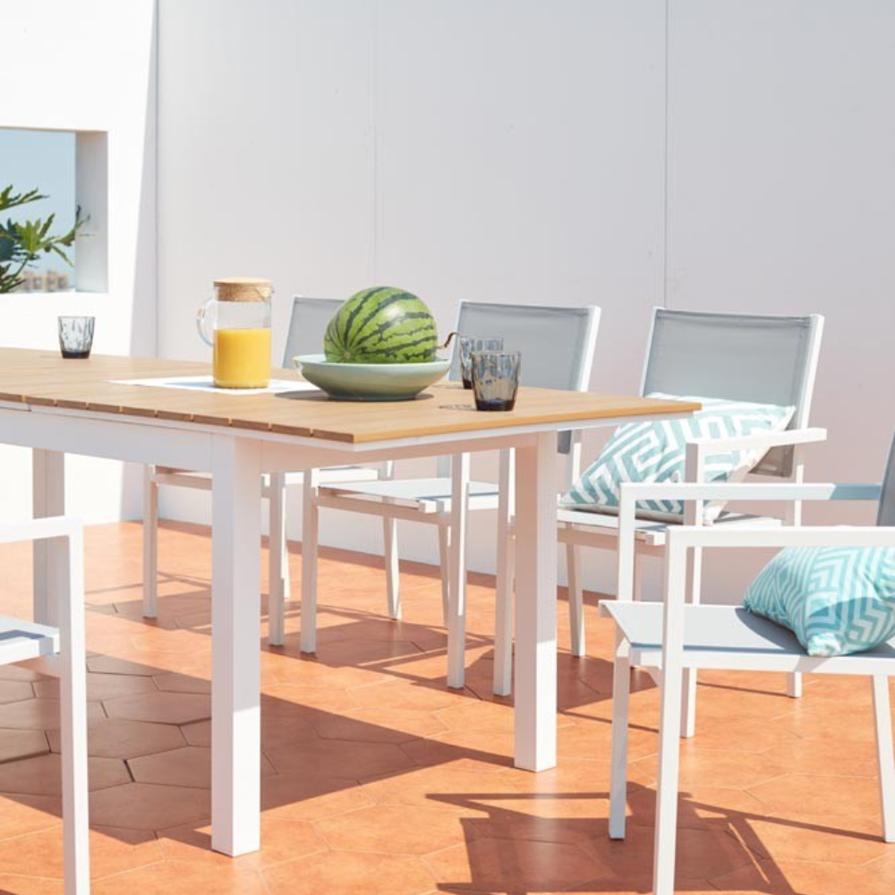 concept-usine-madeira-table-jardin-extensible-blanche-8-places image 6
