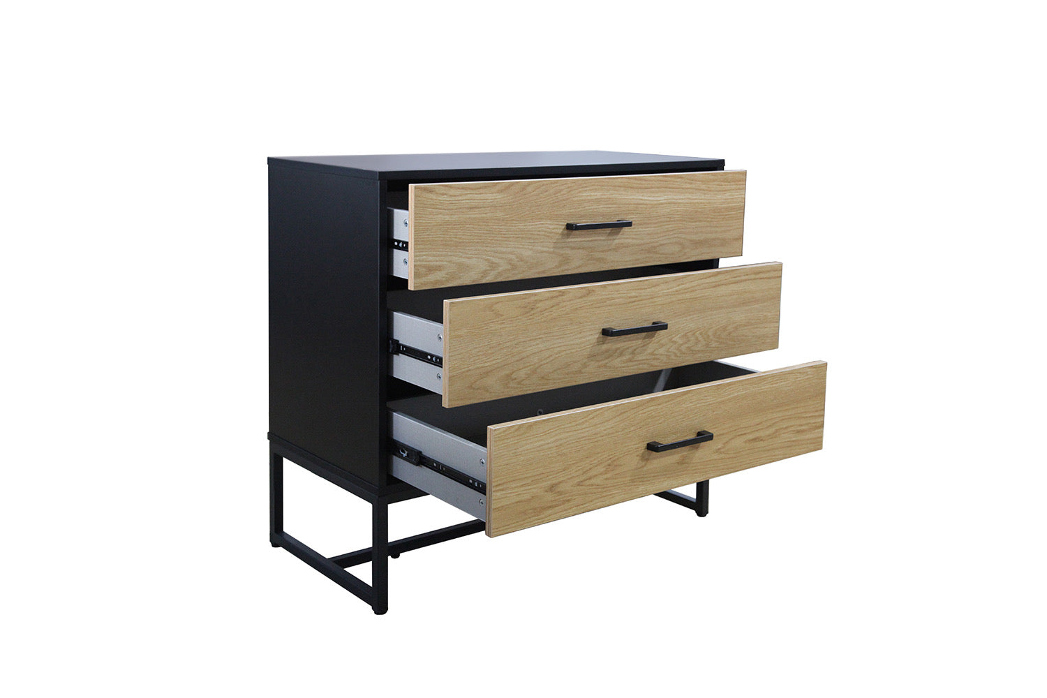concept-usine-detroit-commode-bois-noir-industrielle image 3