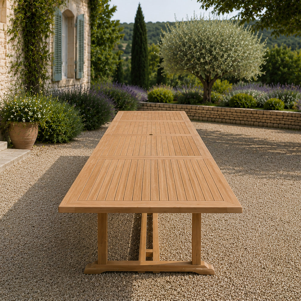 concept-usine-kajang-table-de-jardin-teck-extensible-300-cm-12-places image 5