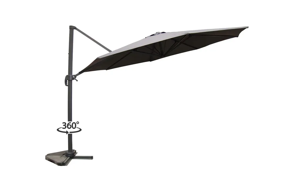 concept-usine-castillo-parasol-d-port-gris-350-cm-inclinable image 1