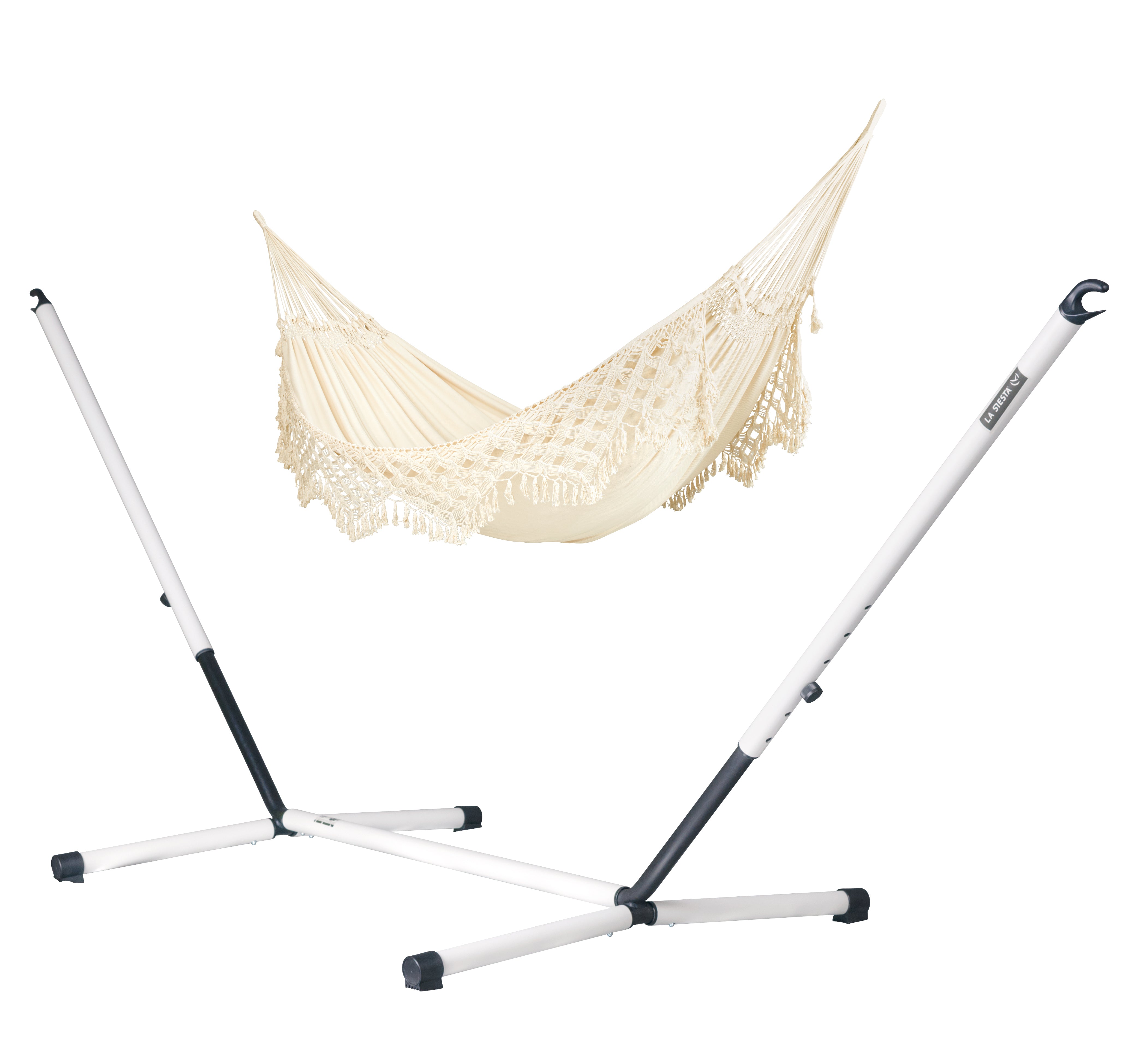 la-siesta-nautico-brazil-hamac-coton-bio-king-400-cm-avec-support image 1