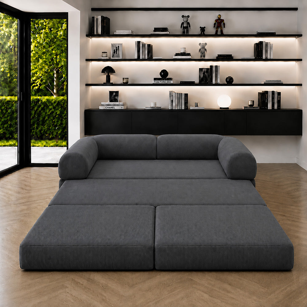 concept-usine-barry-canap-convertible-velours-c-tel-5-places image 7