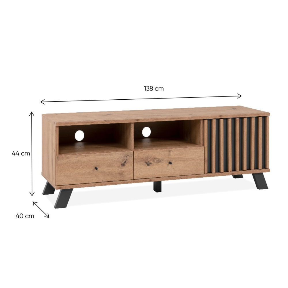 concept-usine-split-meuble-tv-140-cm-bois-industriel image 8