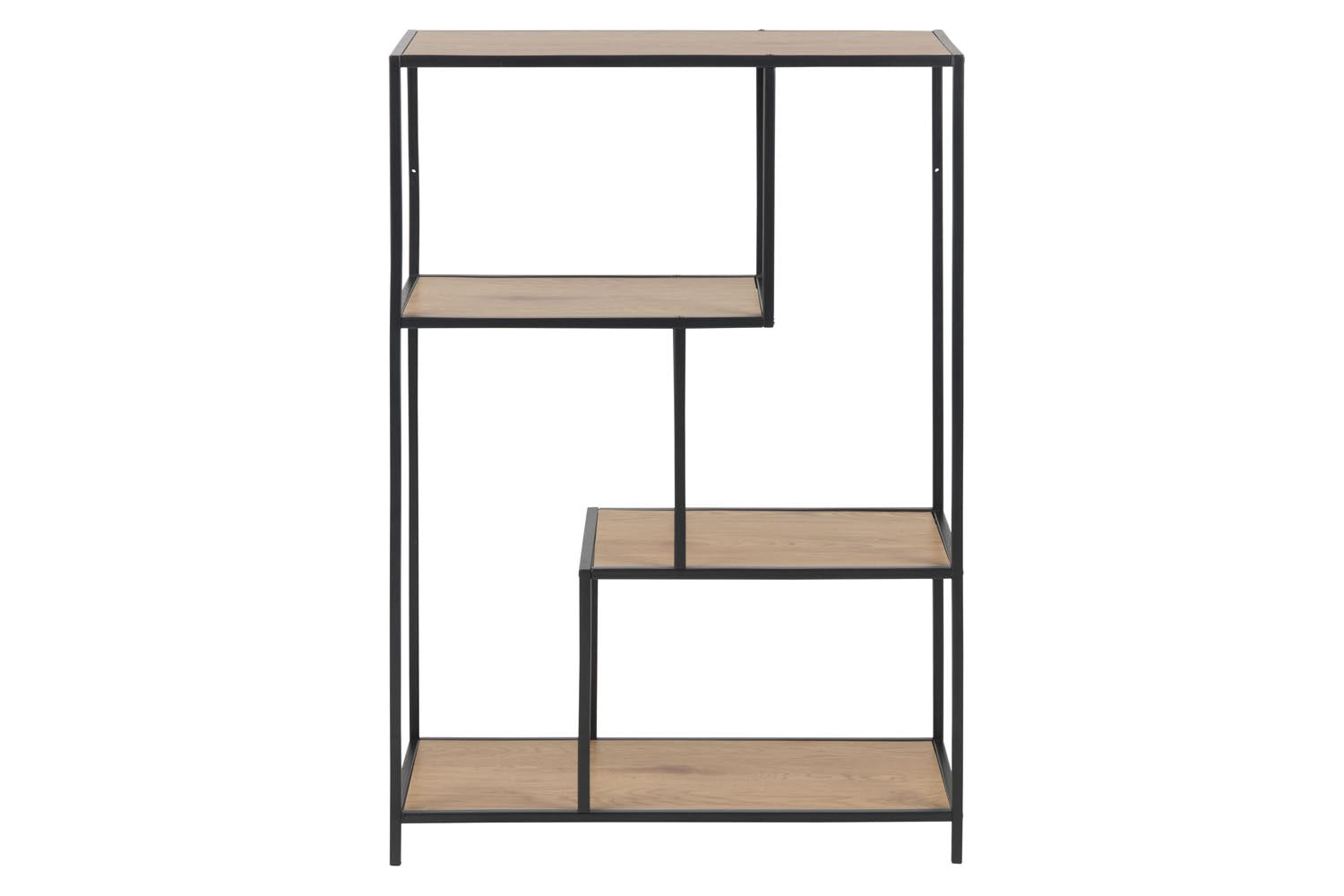 concept-usine-factory-meuble-rangement-salon-biblioth-que-bois-noir image 2