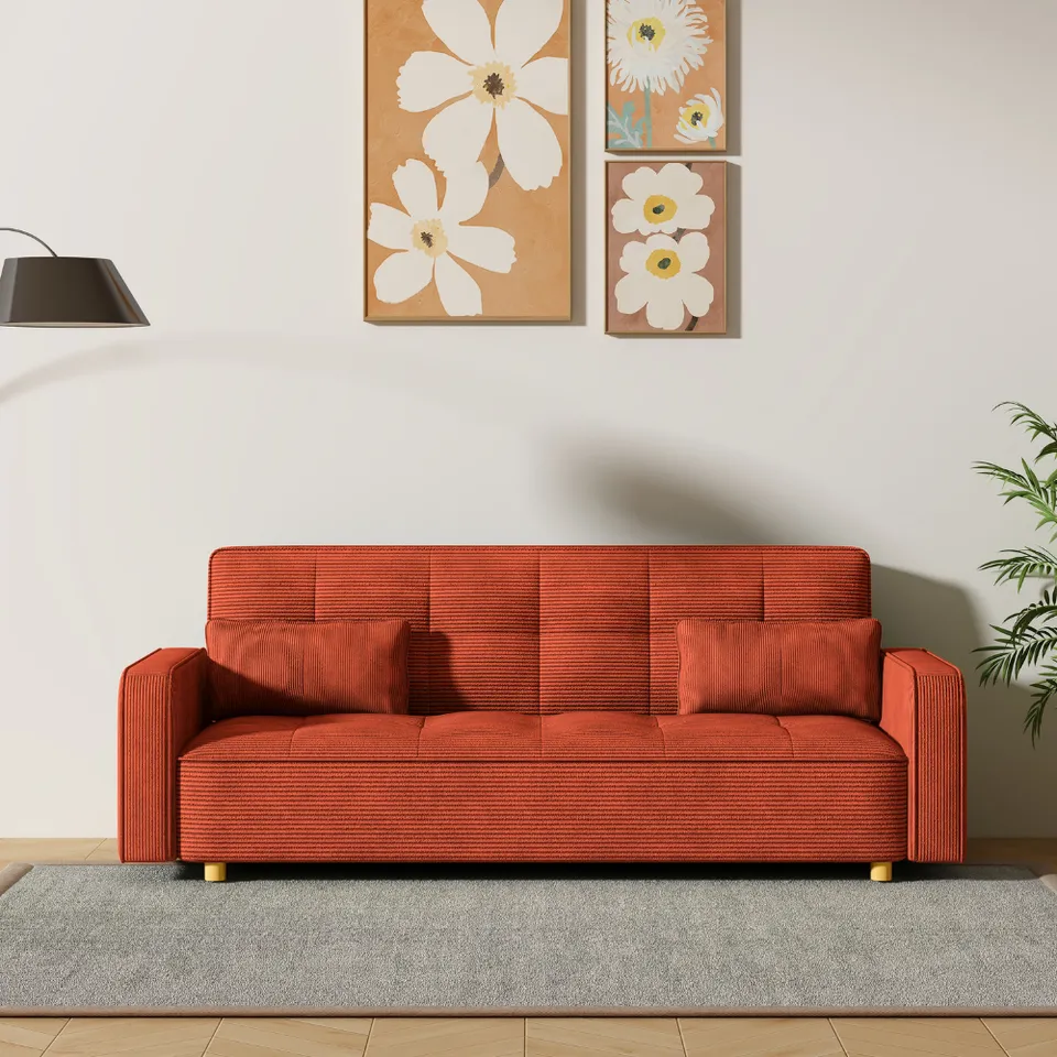 concept-usine-copenhague-canap-convertible-beige-velours-c-tel image 1