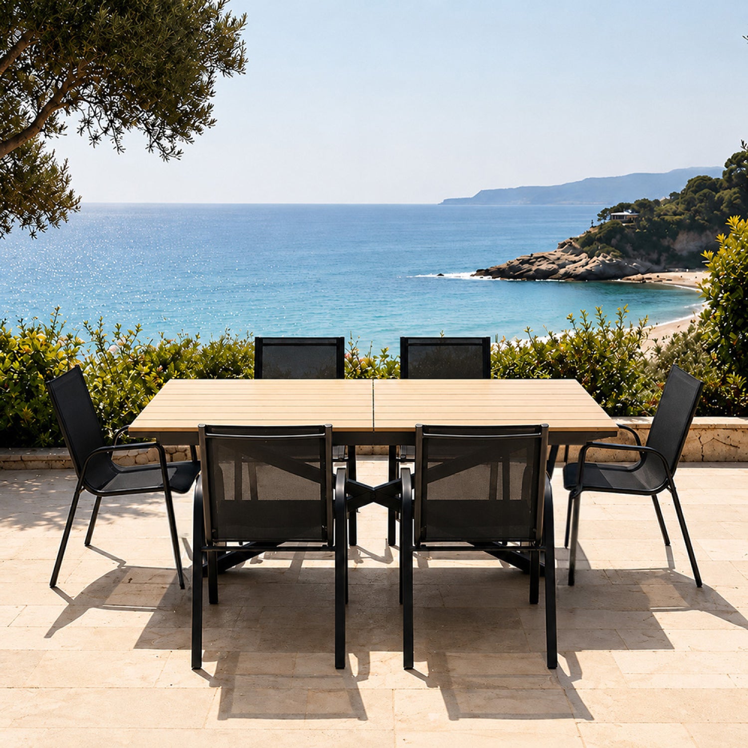 concept-usine-almada-salon-jardin-190cm-6-fauteuils-noir image 3