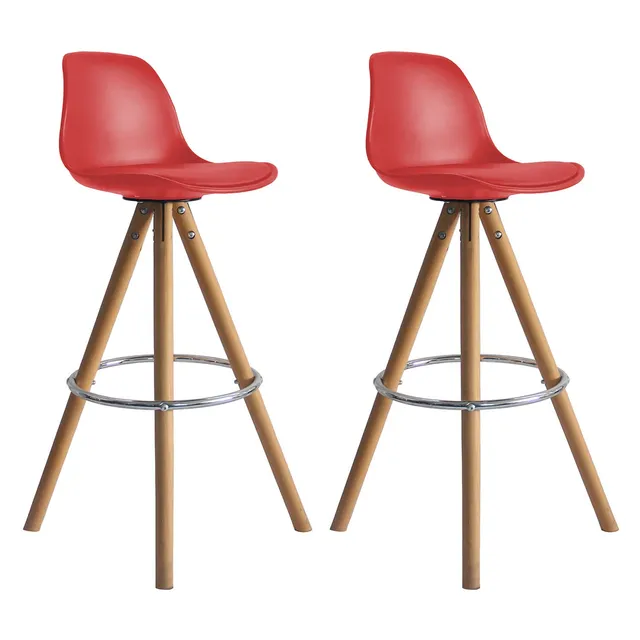 happy-garden-bari-tobias-lot-2-tabourets-bar-rouges-74-cm image 1