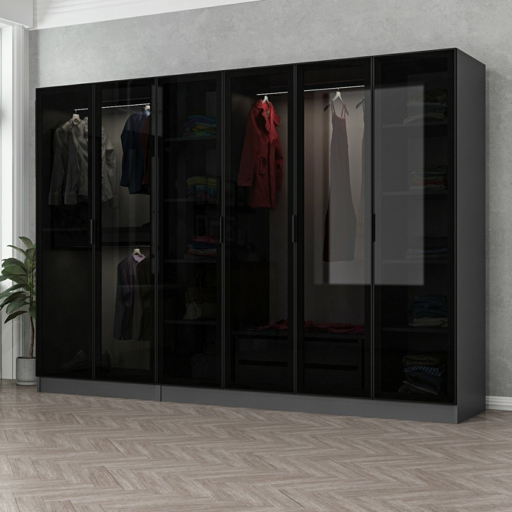 concept-usine-opera-dressing-anthracite-270-cm-avec-penderie image 6