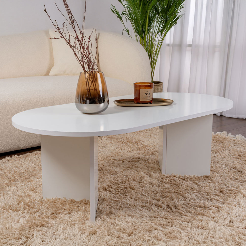 concept-usine-azos-table-basse-ovale-blanche-120-cm-bois image 2