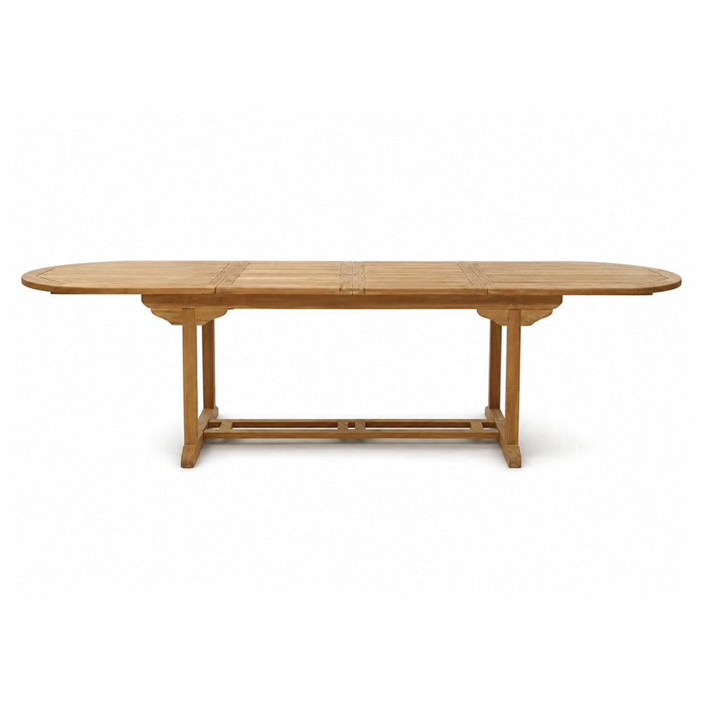 concept-usine-kajang-ovale-300-cm-table-jardin-teck-extensible image 5