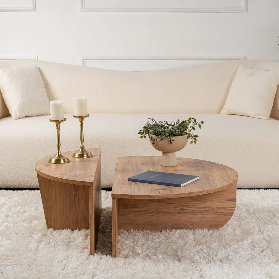 concept-usine-poul-table-basse-ronde-bois-modulable-90-cm image 1