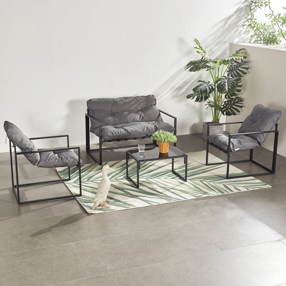 concept-usine-rabat-4-salon-de-jardin-4-places-gris image 1