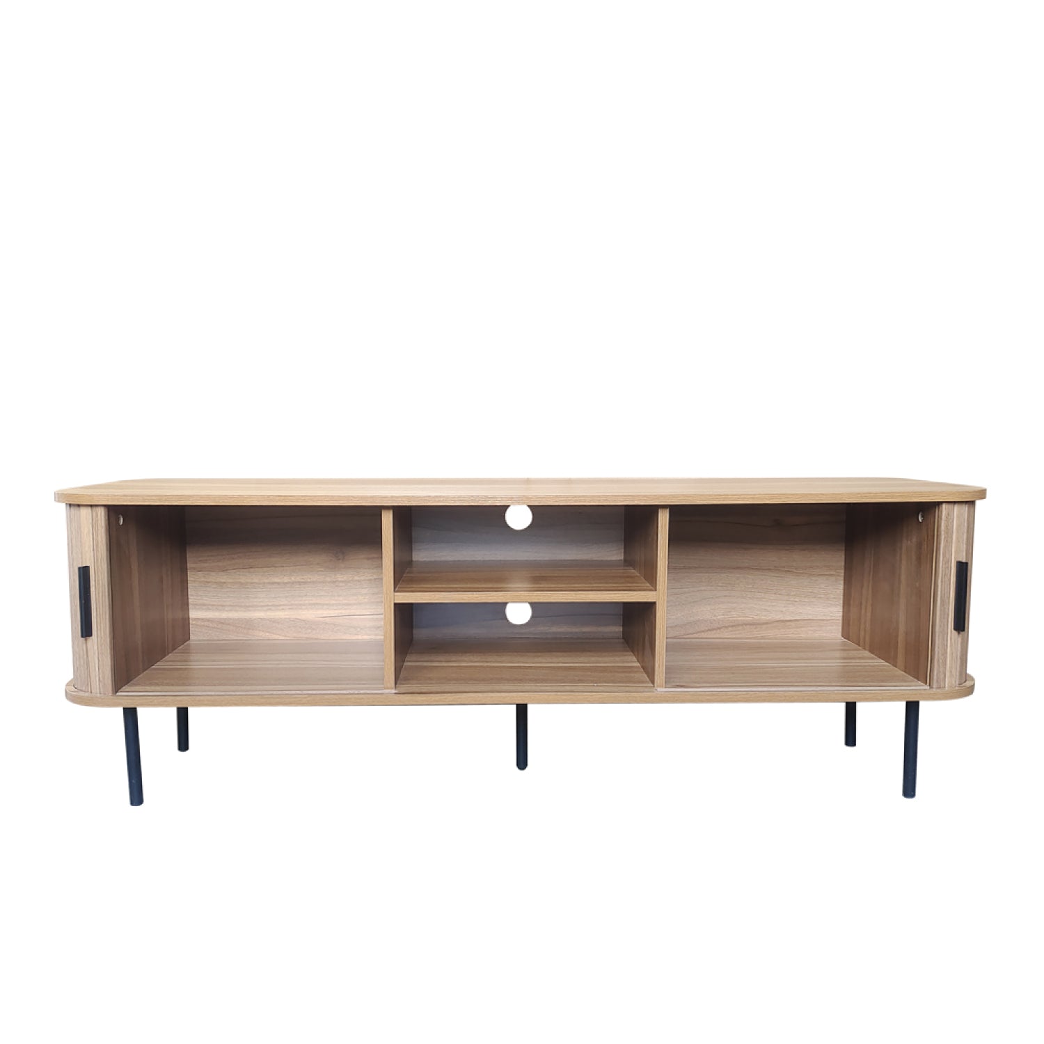 concept-usine-manado-meuble-tv-bois-cannel-140-cm-portes image 6