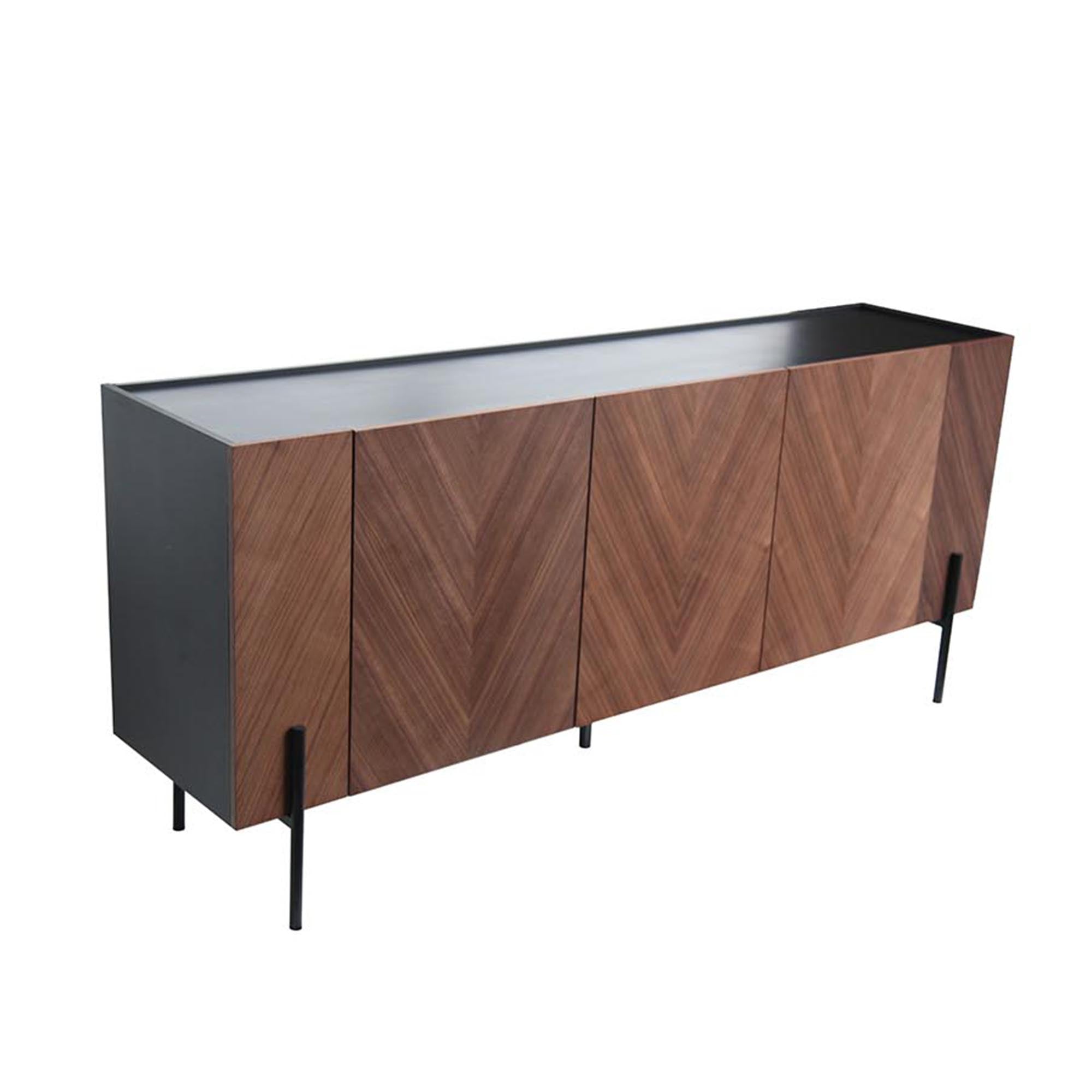 concept-usine-sequoia-buffet-bois-noyer-avec-portes image 2