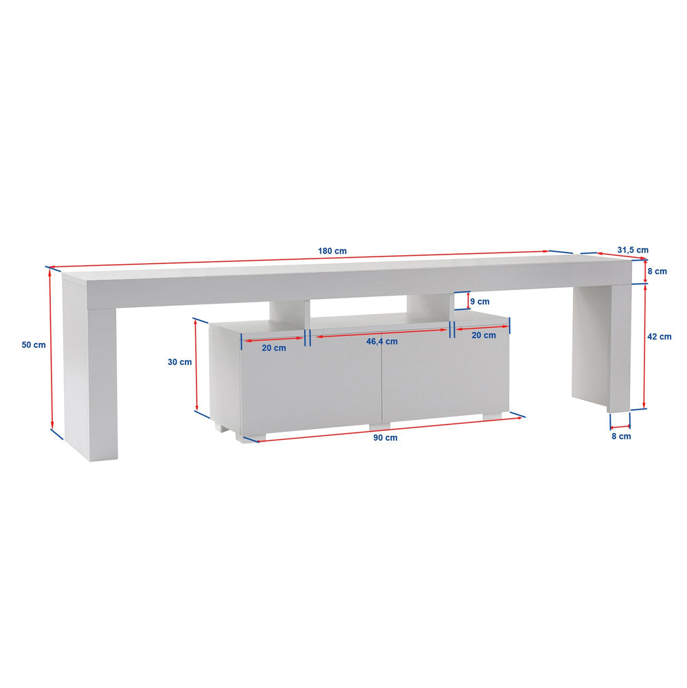 concept-usine-baso-meuble-tv-blanc-180-cm-avec-rangement image 6