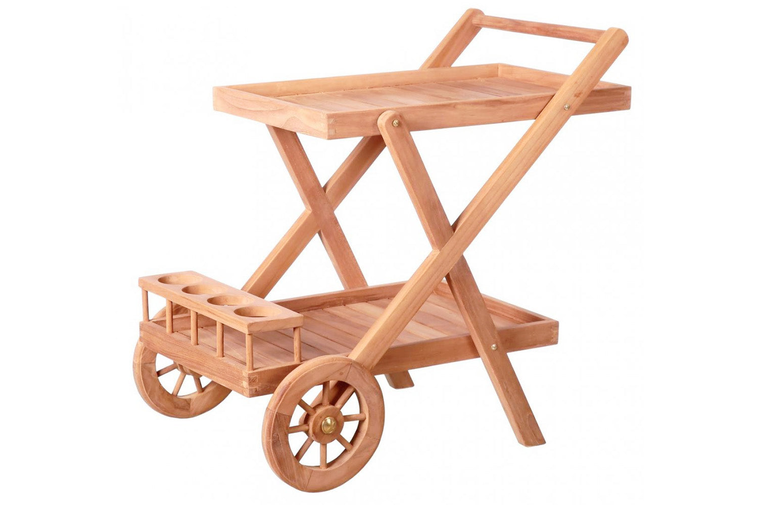 concept-usine-kereta-desserte-jardin-teck-bois-brut-roulettes image 2