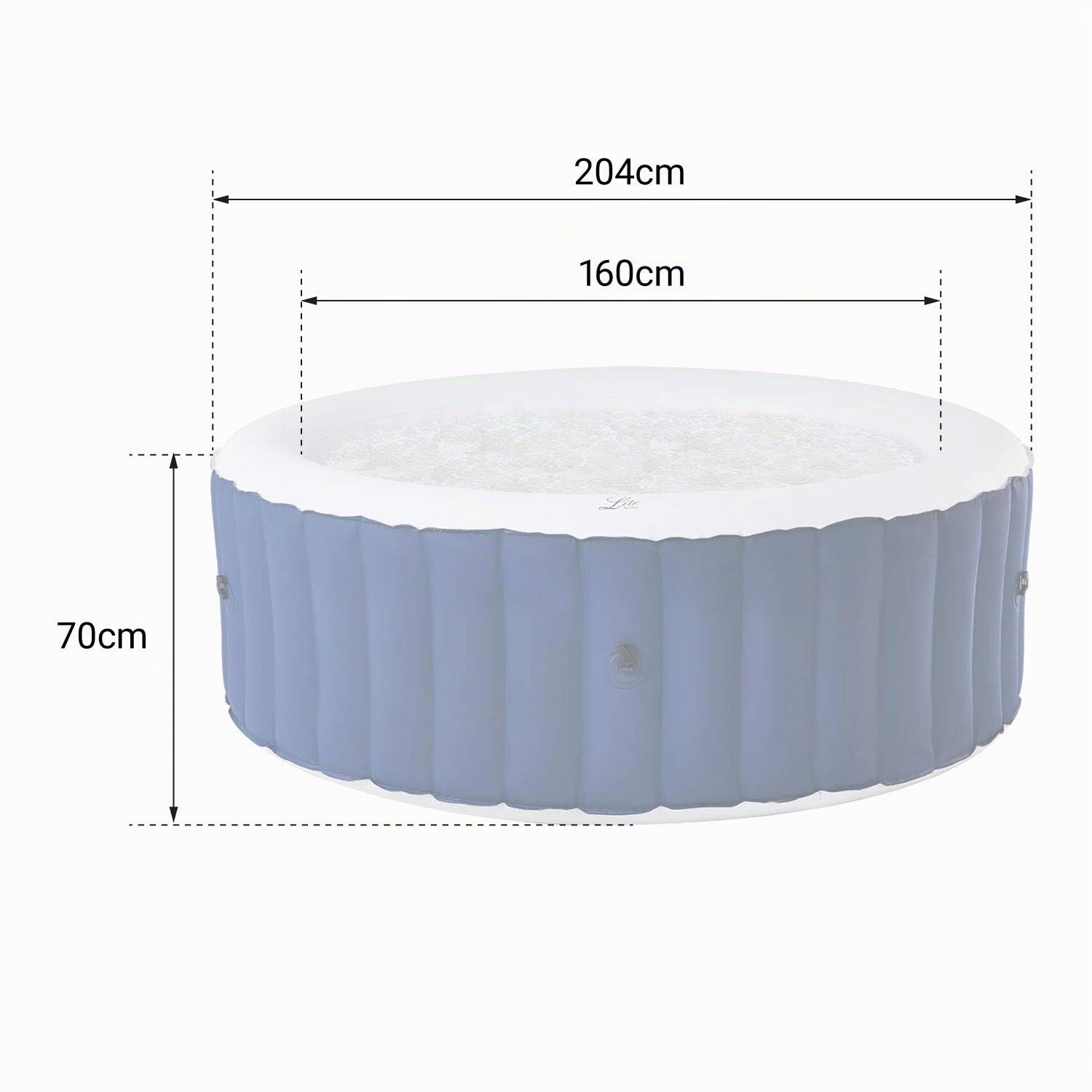 happy-garden-gili-lite-spa-gonflable-rond-6-places-180-cm-chauffant image 4