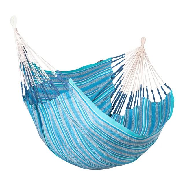 la-siesta-cumbia-organic-fauteuil-suspendu-king-size-azure-coton-bio image 1