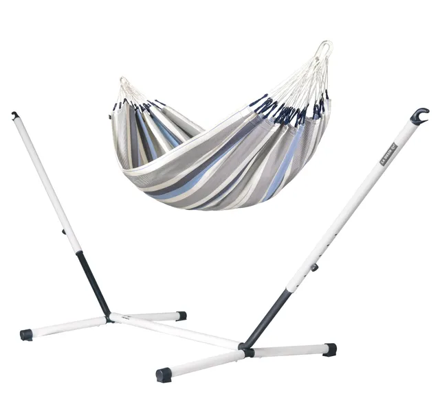 la-siesta-nautico-hamac-avec-support-sea-salt-king-400-cm-ext-rieur image 1
