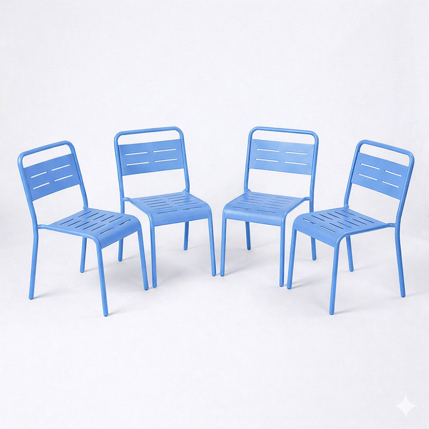 concept-usine-bergame-4-chaises-de-jardin-acier-terracotta image 7