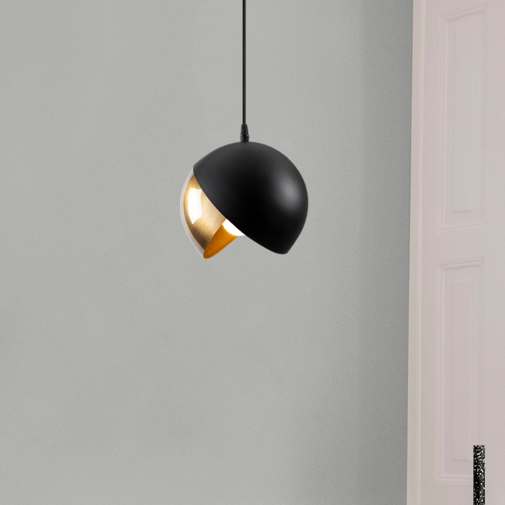 concept-usine-romy-suspension-m-tal-noir-et-dor image 1