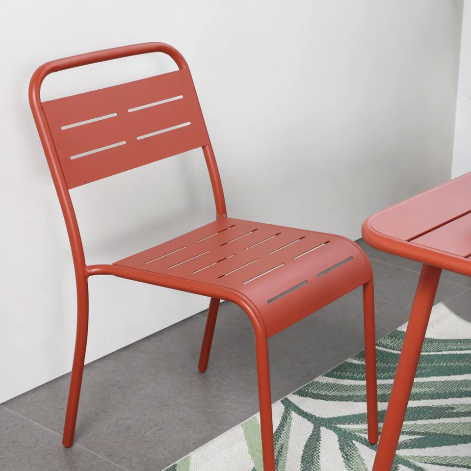 concept-usine-bergame-lot-6-chaises-jardin-acier-gris-fonc image 1