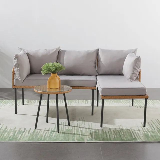 concept-usine-lecce-salon-de-jardin-rotin-beige-3-places image 1