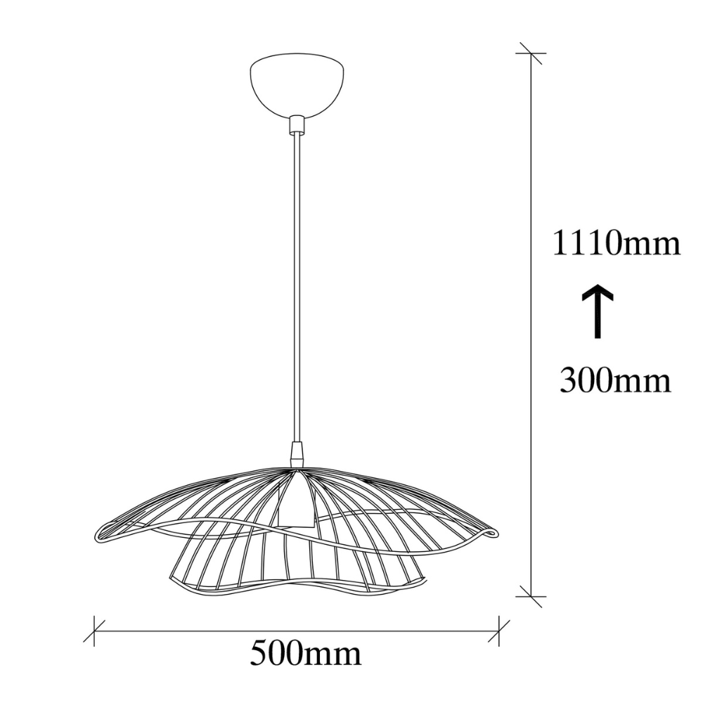 concept-usine-lola-suspension-luminaire-m-tal-noir-fleur image 3