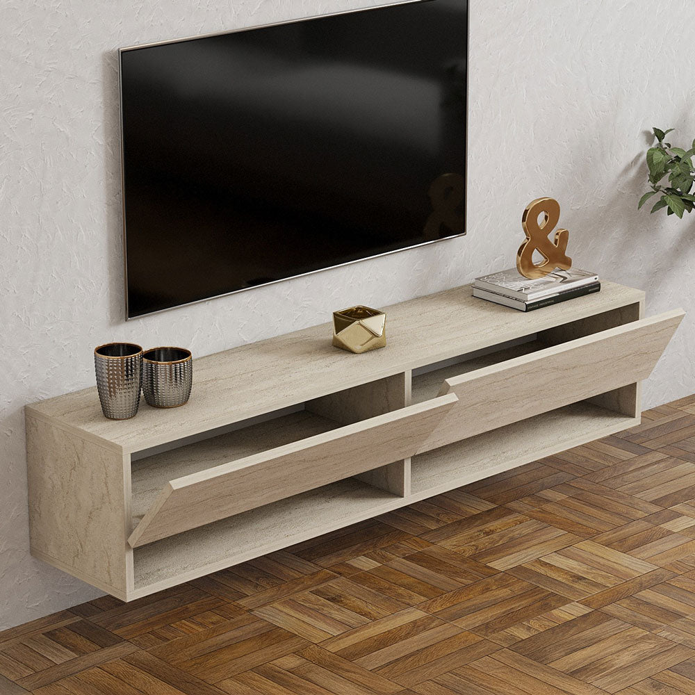 concept-usine-sarty-meuble-tv-suspendu-travertin-140-cm image 3