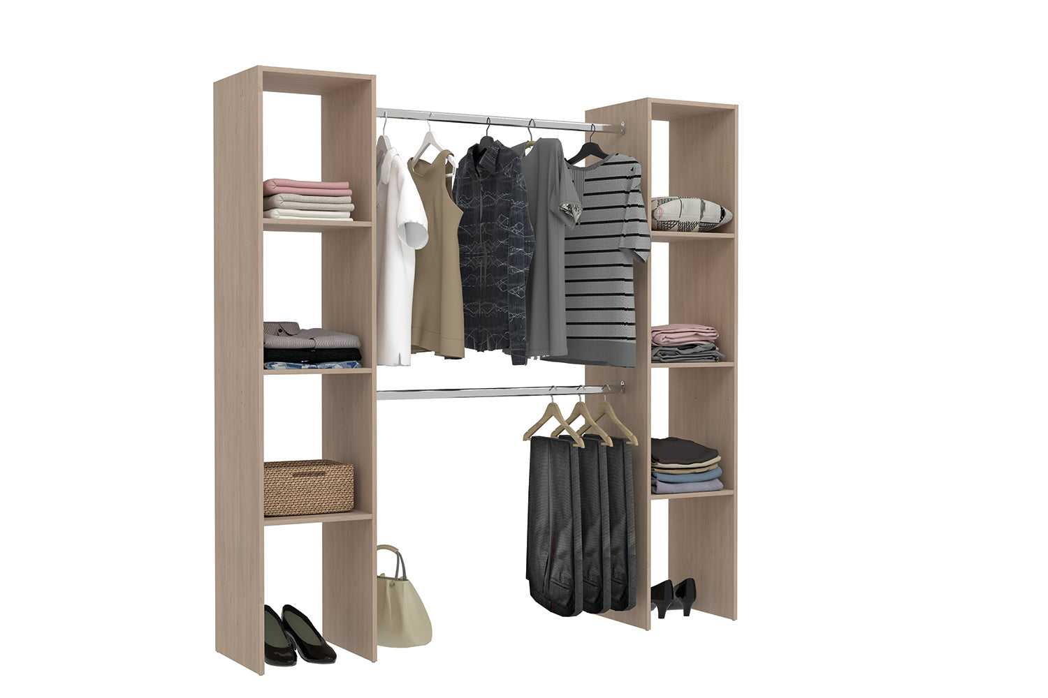 concept-usine-elys-e-dressing-blanc-bois-180-cm-penderie image 6