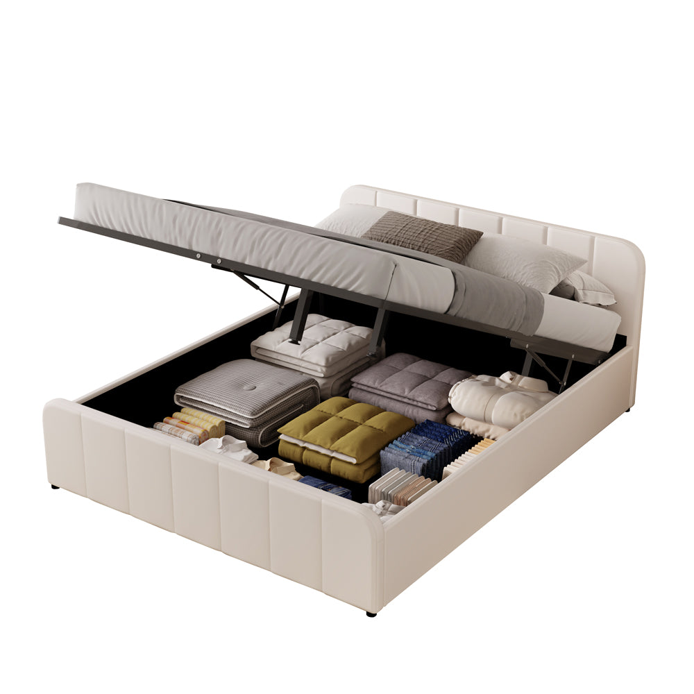 concept-usine-tampa-lit-coffre-160x200-velours-beige image 6