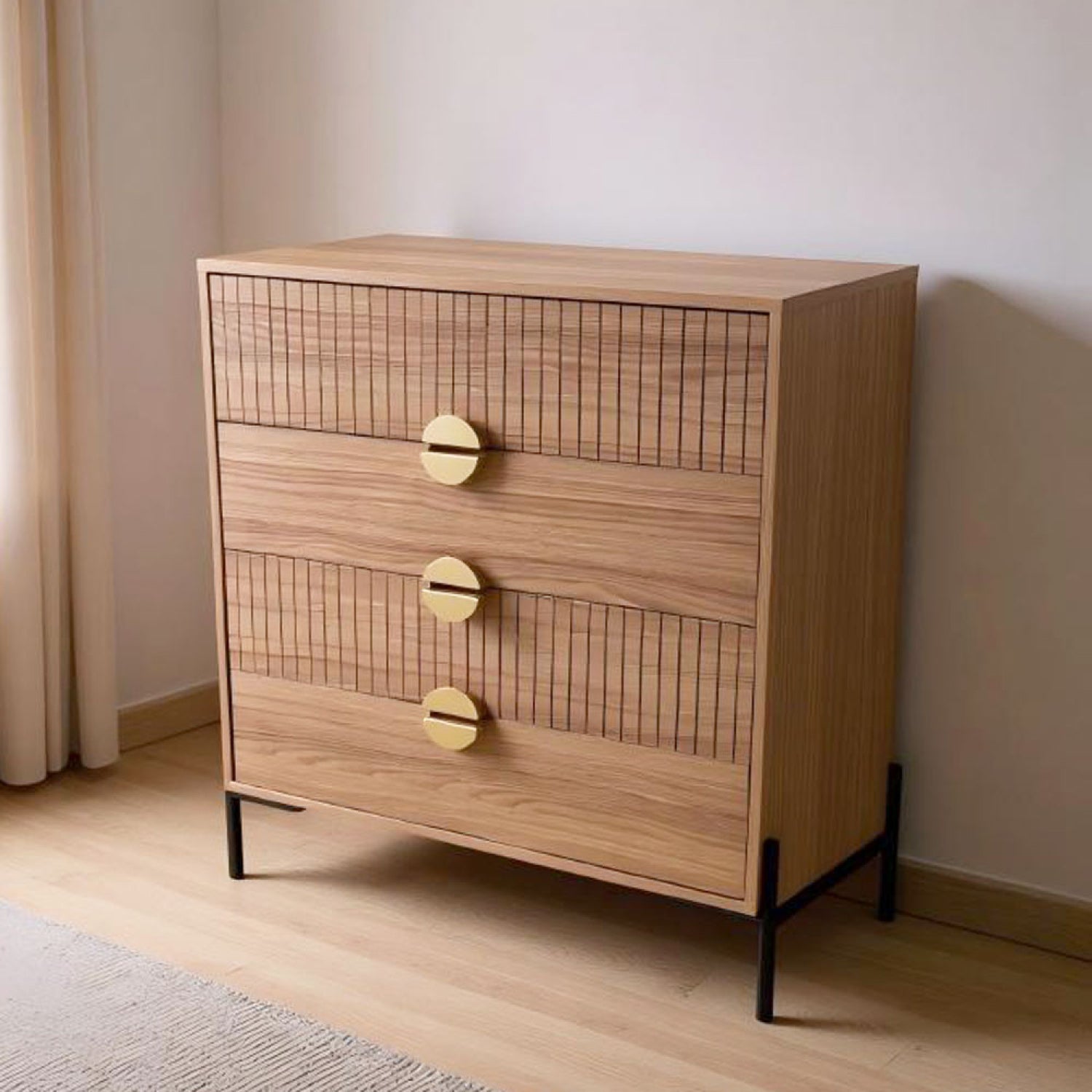 concept-usine-vallo-commode-bois-80-cm-4-tiroirs image 1