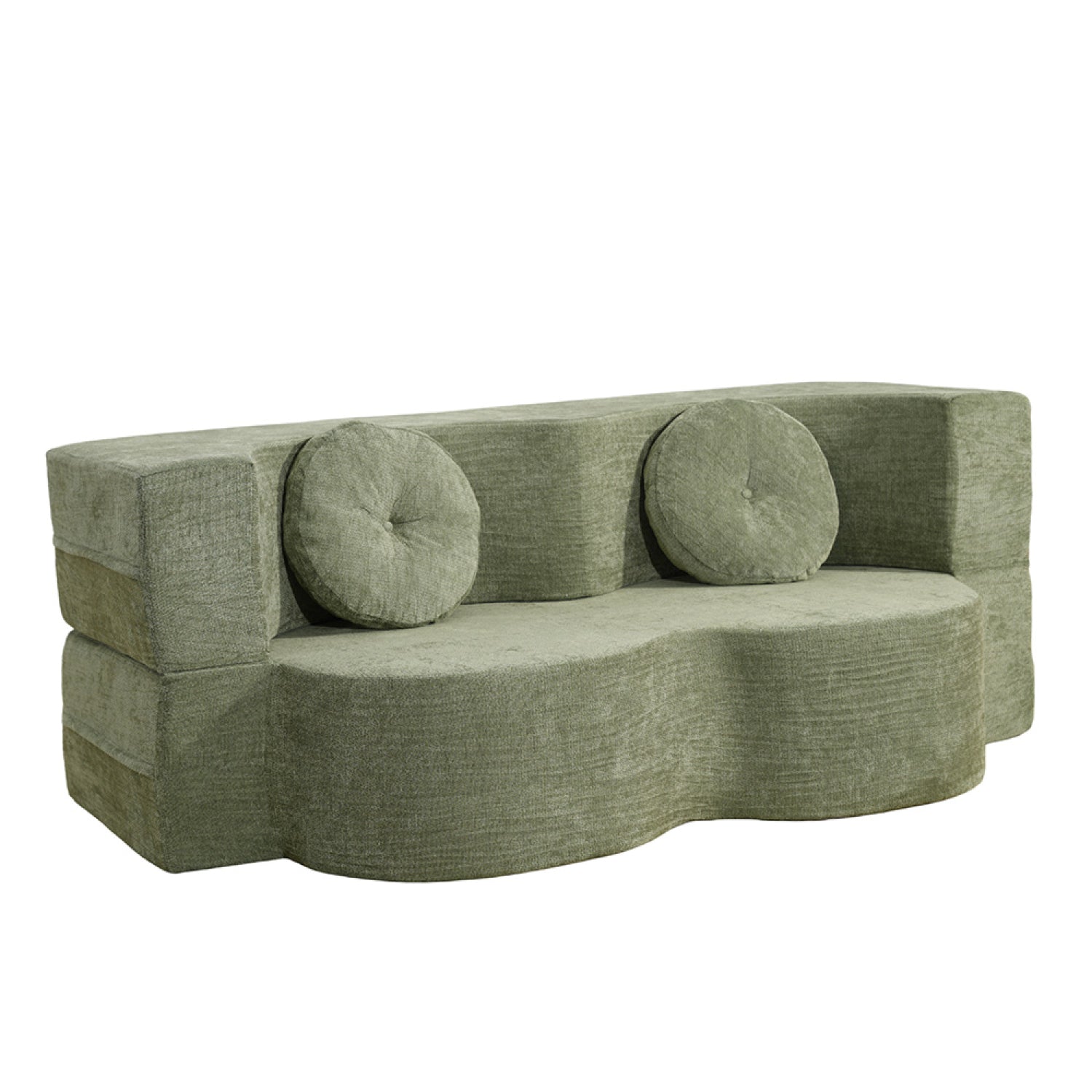 concept-usine-preston-canap-convertible-velours-beige-2-places image 6