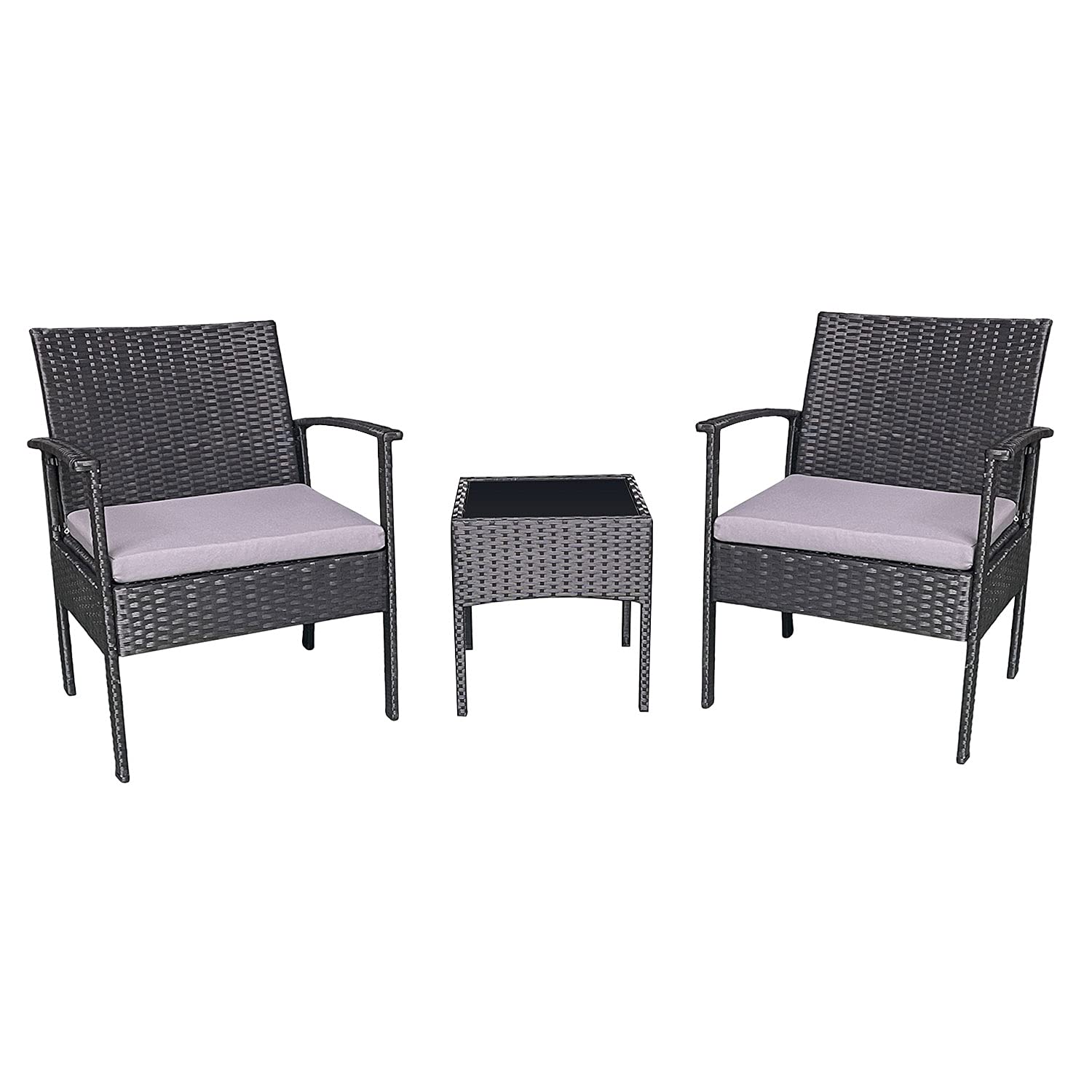 happy-garden-aruba-minorque-salon-jardin-noir-2-places-coussins-gris image 1