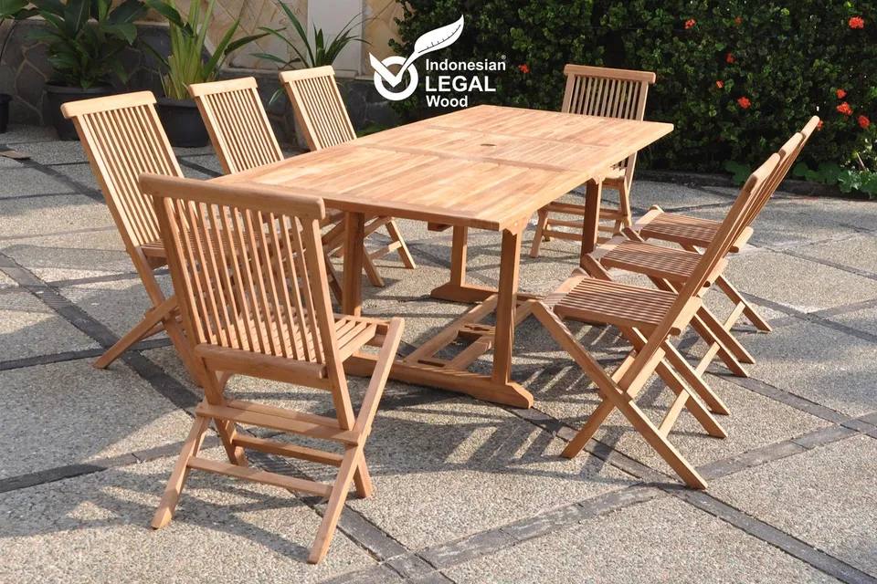 concept-usine-kajang-8-salon-de-jardin-teck-8-chaises image 1